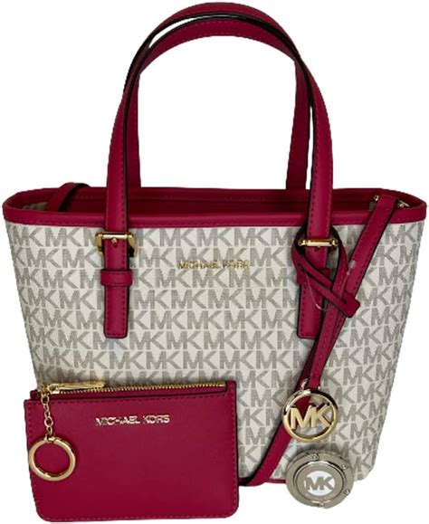 Michael Kors Jet Set Travel XS Carryall Convertible Top Zip Tote 